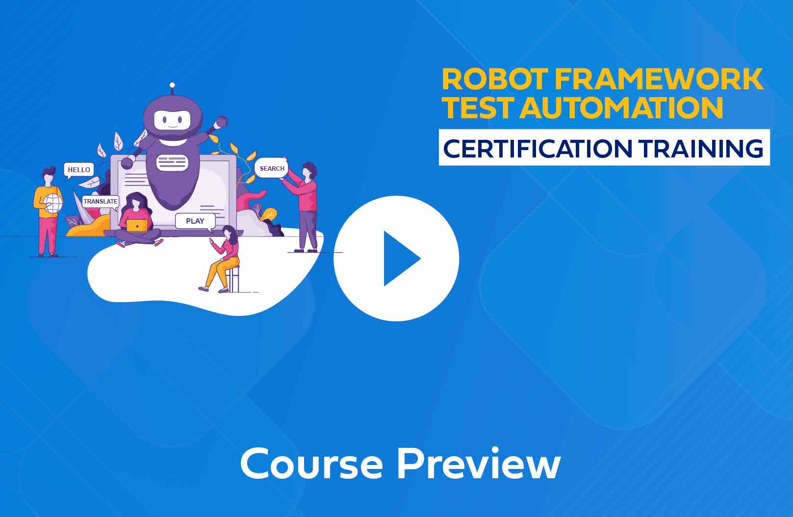 Robot Framework Test Automation Training in Chennai