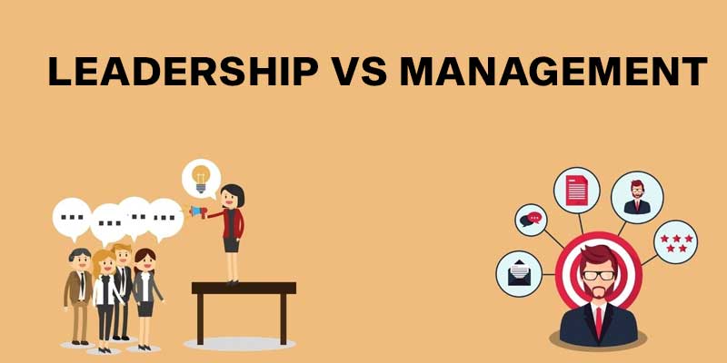 difference between leader and manager
