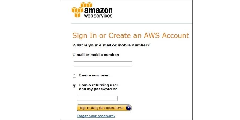 Create an AWS account